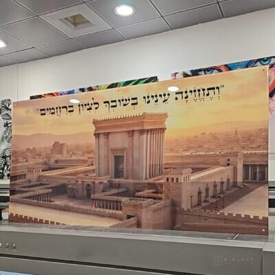 תמונת זכוכית בית המקדש | דגם 002