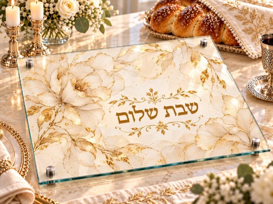 מגש חלות מעוצב שבת שלום | דגם 141