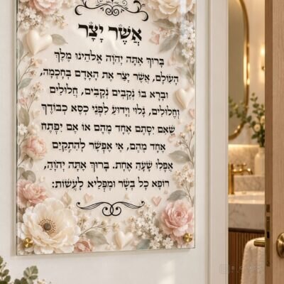 תמונת זכוכית אשר יצר | דגם 122