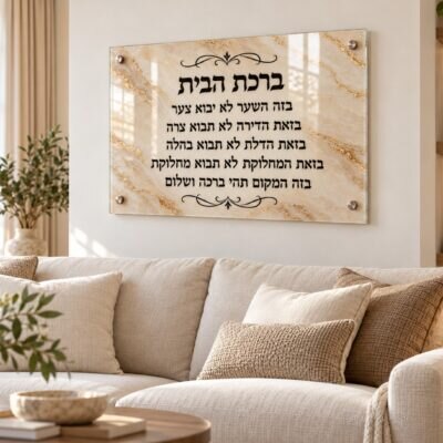 תמונת זכוכית ברכת הבית | דגם 113