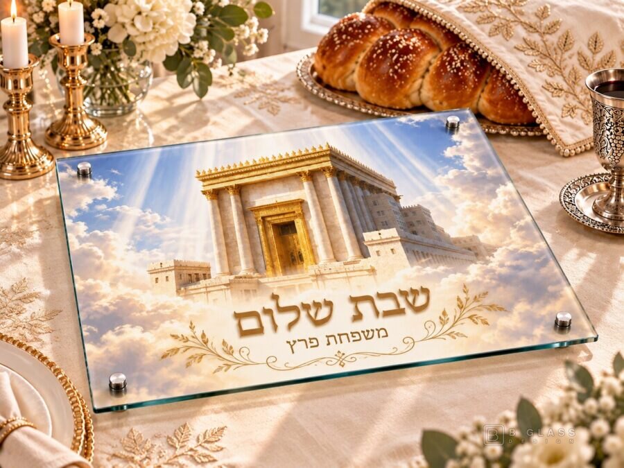 מגש חלות מעוצב שבת שלום | דגם 104