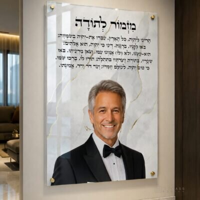 הקדשת מזמור לתודה · דגם 2