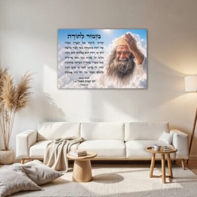 תמונת זכוכית הרב עמוס גאוטה | דגם 006