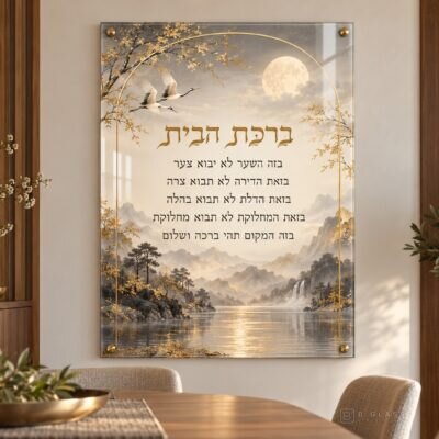 תמונת זכוכית ברכת הבית | דגם 109