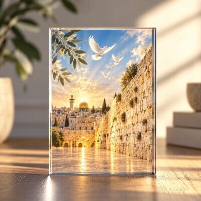 בלוק אקריל הכותל המערבי | דגם 108