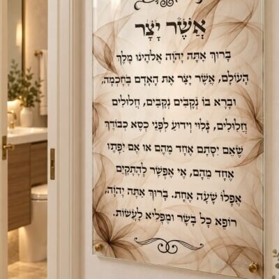 תמונת זכוכית אשר יצר | דגם 108