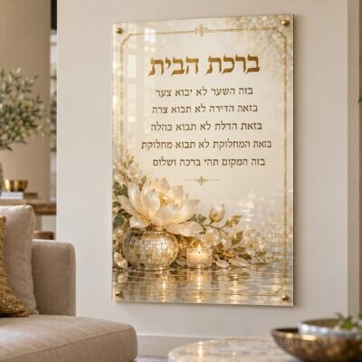 תמונת זכוכית ברכת הבית | דגם 106