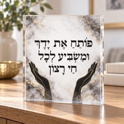 בלוק אקריל פותח את ידך